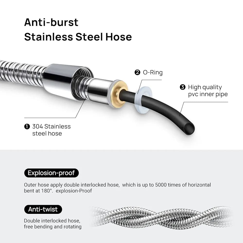 Premium Quality-Stainless Steel 304 Muslim Shower Set