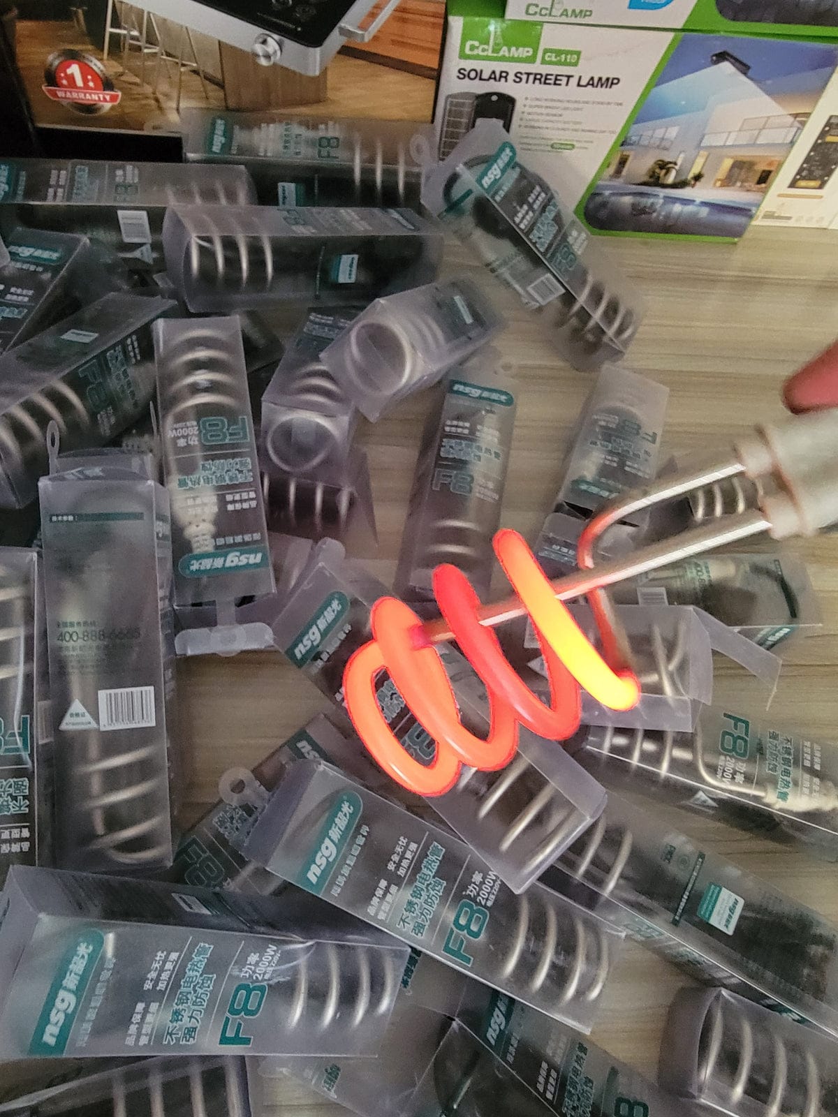 Shockproof Water Boiling Rod 2000W – Original F8 , 2 Months Money Back Guarantee