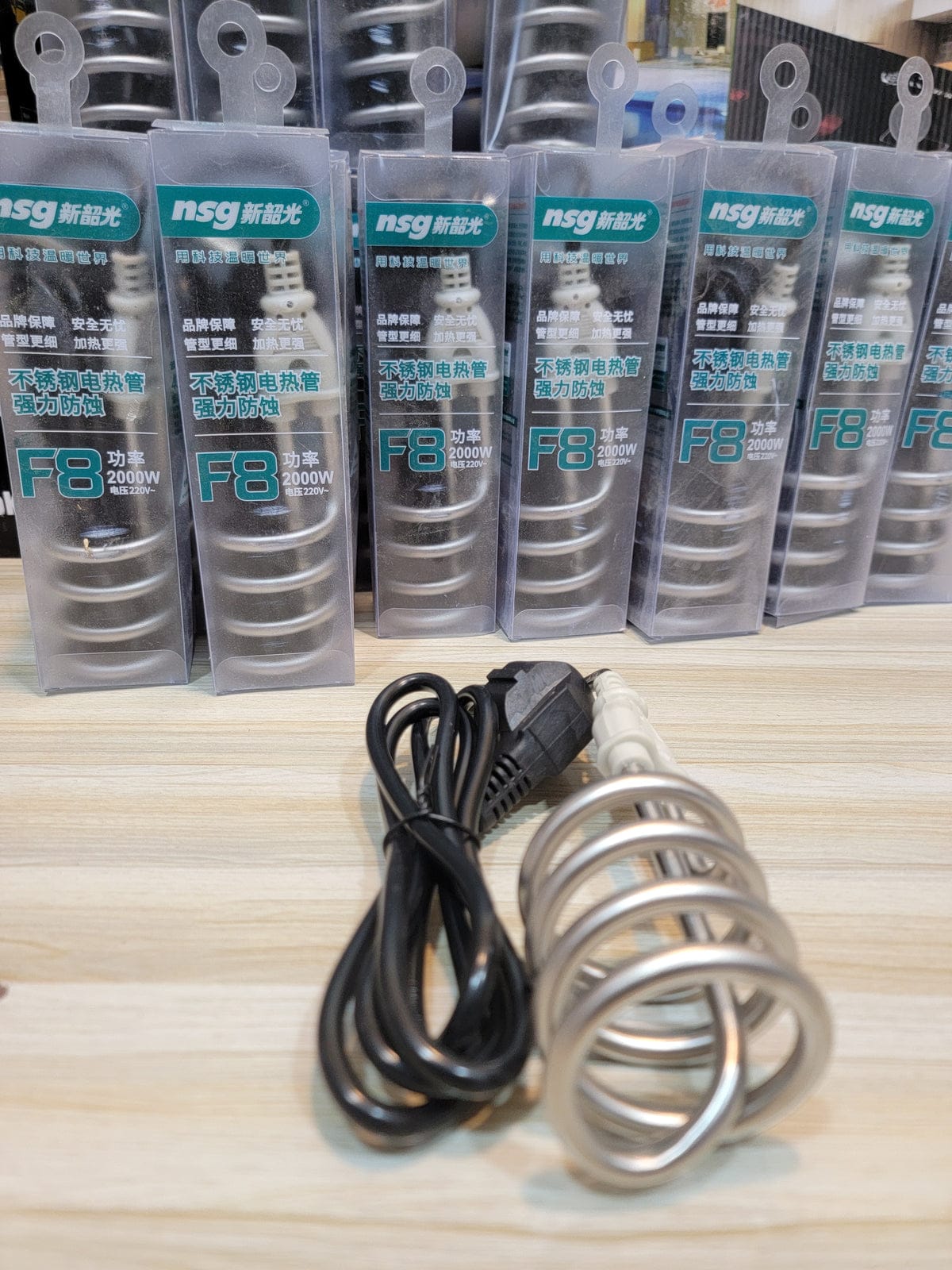 Shockproof Water Boiling Rod 2000W – Original F8 , 2 Months Money Back Guarantee